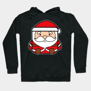 Kawaii Square Santa Claus Hoodie